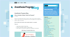 Desktop Screenshot of anesthesiaprogress.com