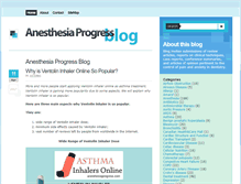 Tablet Screenshot of anesthesiaprogress.com
